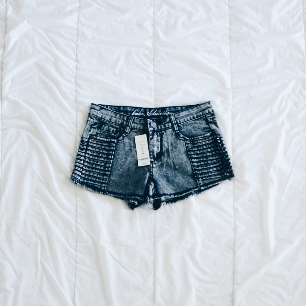 bebe Super Star Stud Cutoff